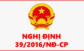 Nghị định 39/2016/NĐ-CP hướng dẫn Luật An toàn, vệ sinh lao động