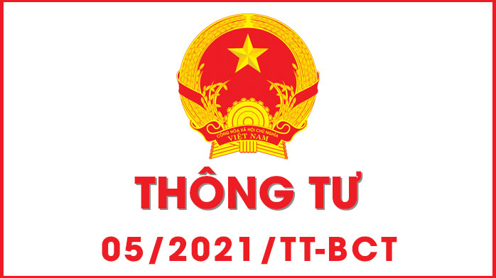 THÔNG TƯ 05/2021/TT-BCT