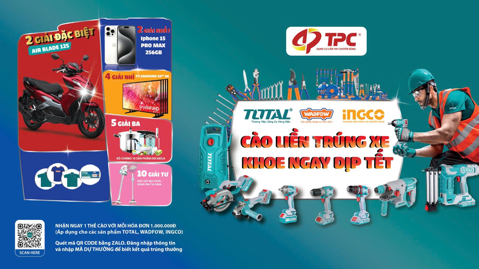 Cào Liền Trúng Xe - Khoe Ngay Dịp Tết 2025 tại Store Thiết Bị