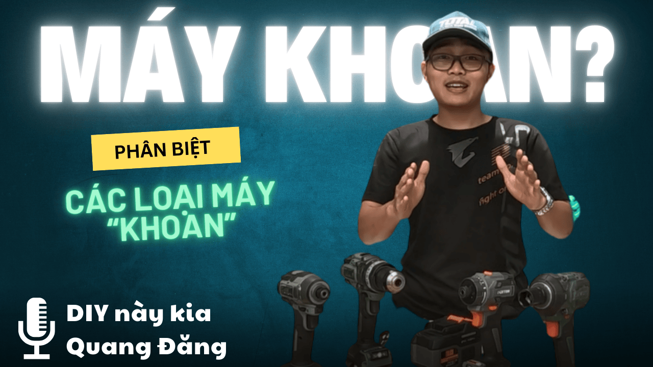Phân Biệt Máy Khoan, Máy Vặn Vít & Máy Siết Bulông: Hướng Dẫn Chi Tiết Cho Người Mới Bắt Đầu