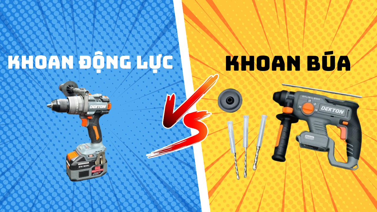 Phân Biệt Máy Khoan Động Lực Và Máy Khoan Búa: Chọn Loại Máy Phù Hợp Cho Nhu Cầu Của Bạn