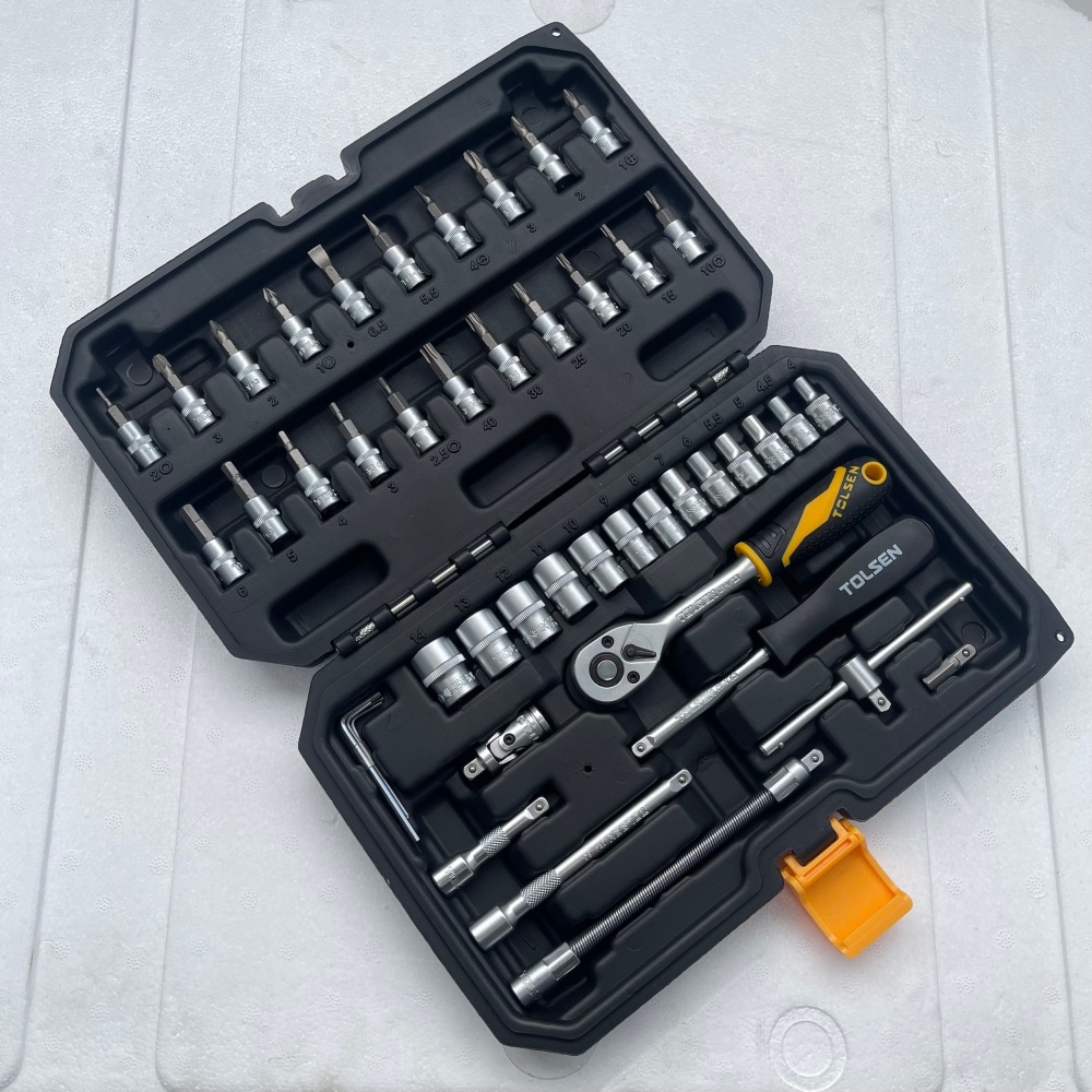 Bộ tuýp 46 món 1/4'' TOLSEN 15138