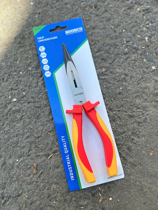 Bộ Dụng Cụ Cách Điện BROSCO 1000V Tiêu Chuẩn VDE (6 Món) - Combo Chuyên Nghiệp Cho Thợ Điện