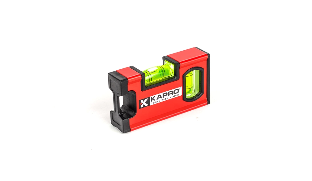 Thước Thủy Nivo Mini Kapro 771X-40M (10cm) – Thân Kim Loại 2 Ống Thủy, Độ Chính Xác Cao