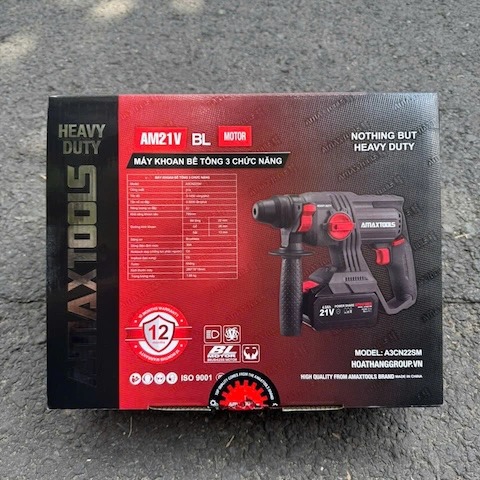 Máy Khoan Bê Tông Dùng Pin AMAXTOOLS A3CN22SM