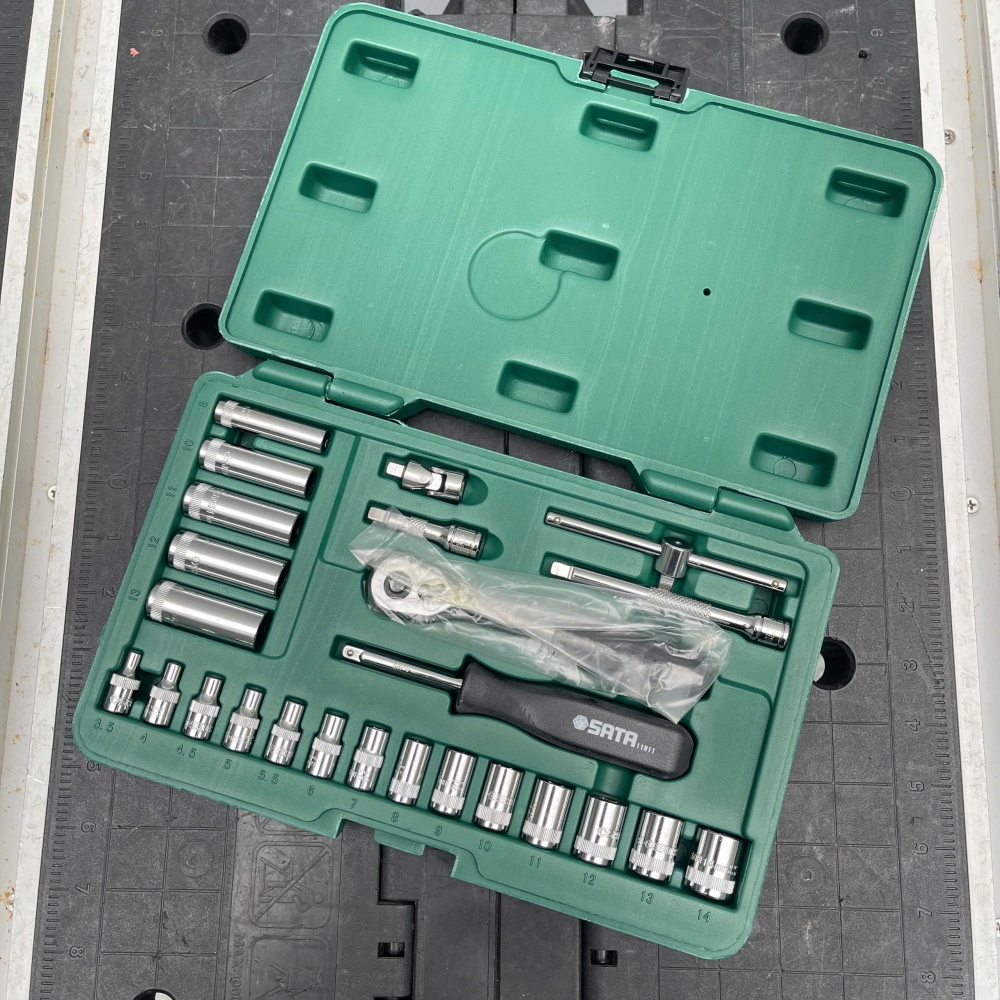 Bộ tuýp 25 chi tiết 1/4'' SATA 09001  STA9-090-057