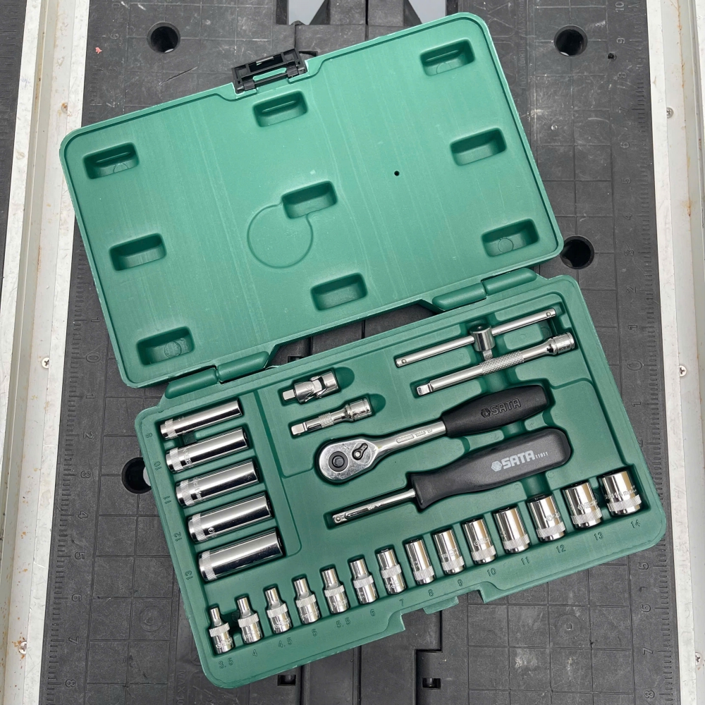 Bộ tuýp 25 chi tiết 1/4'' SATA 09001  STA9-090-057