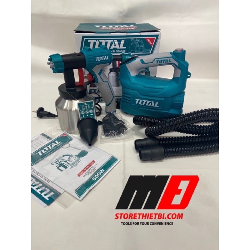 Máy phun sơn dùng điện 500w (Bình nhôm) TOTAL TT5006-2