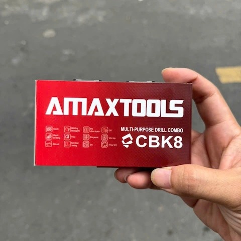 Bộ 10 mũi khoan AMAXTOOLS CBK8