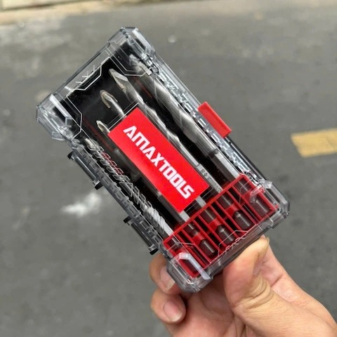 Bộ 10 mũi khoan AMAXTOOLS CBK8