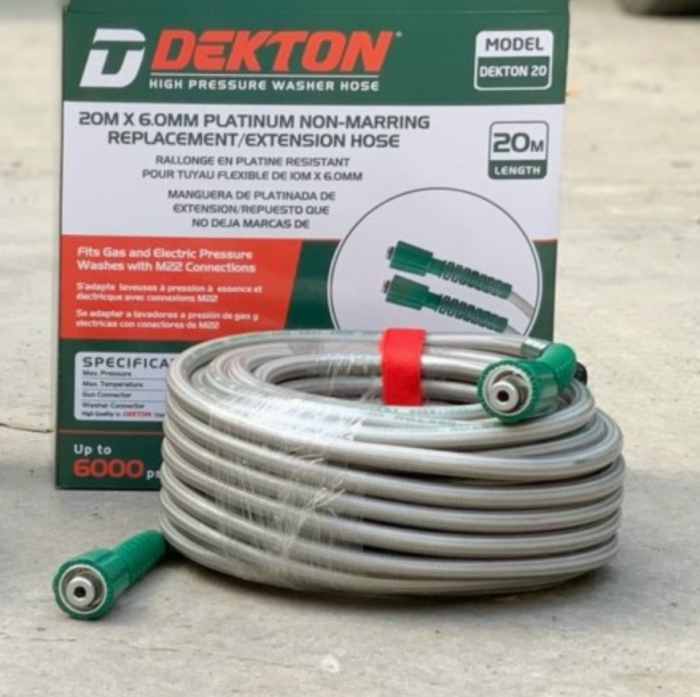 Dây Xịt Rửa Dùng Cho Máy Xịt Rửa Xe Dekton 5m - 10m - 15m - 50m các loại
