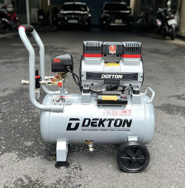 Máy Nén Khí 30L Hợp Kim Nhôm Cao Cấp DK-AC3930PROMAX Dekton - Bảo Hành Bình Nén 5 năm