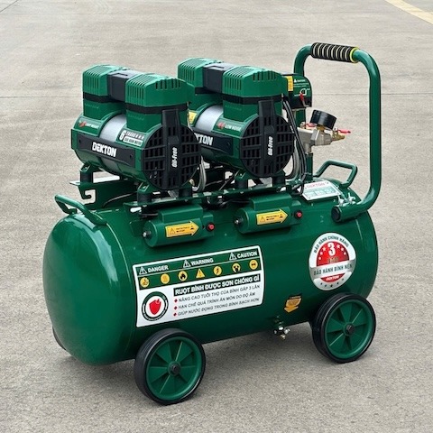 MÁY NÉN KHÍ KHÔNG DẦU 50L DEKTON  DK-AC3950PRO – BẢO HÀNH BÌNH NÉN 3 NĂM