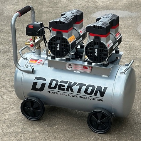 MÁY NÉN KHÍ KHÔNG DẦU 50L DEKTON DK-AC3950PROMAX - BÌNH HỢP KIM NHÔM CAO CẤP, BẢO HÀNH BÌNH NÉN 5 NĂM