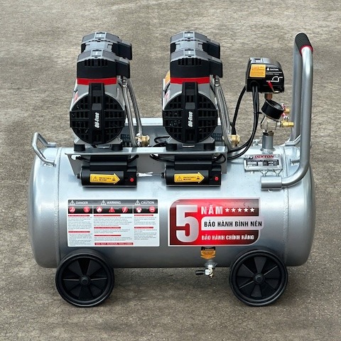MÁY NÉN KHÍ KHÔNG DẦU 50L DEKTON DK-AC3950PROMAX - BÌNH HỢP KIM NHÔM CAO CẤP, BẢO HÀNH BÌNH NÉN 5 NĂM
