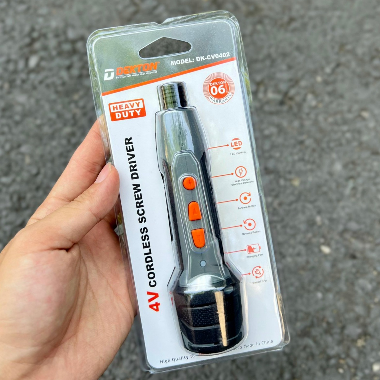 Siết Vít Mini Dùng Pin 4V Dekton DK-CV0402