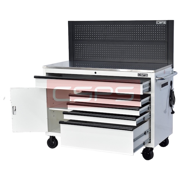 Tủ dụng cụ CSPS 132cm - 05 hộc kéo màu ĐEN VNTC13205BB1M / TRẮNG VNTC13205BJ4M