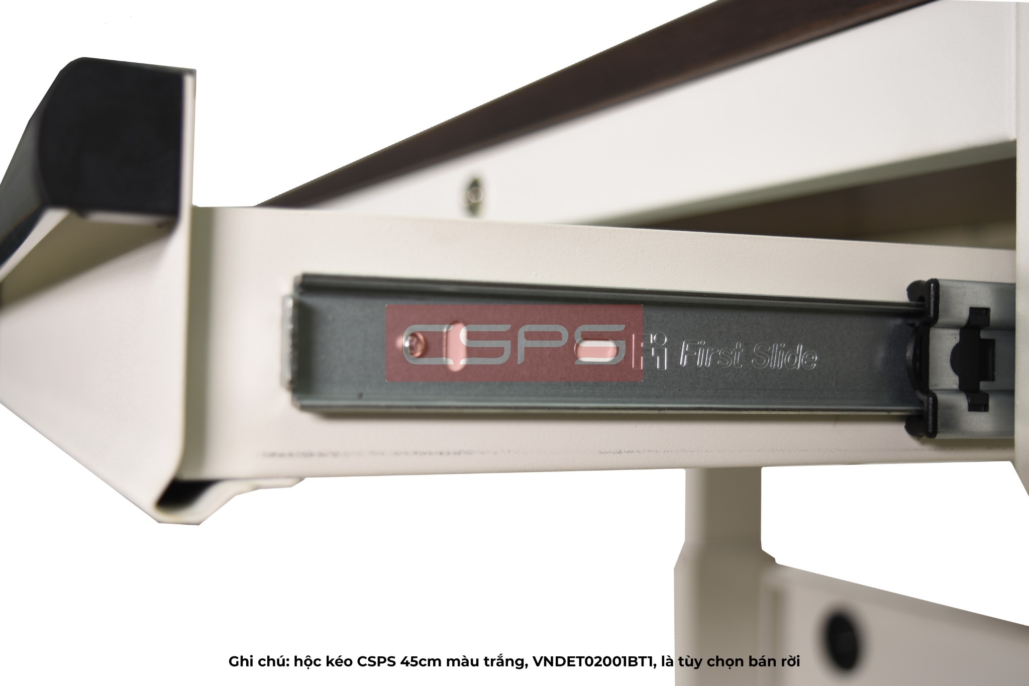 Bàn điều chỉnh chiều cao bằng điện CSPS 117cm màu trắng VNET117XDBT1