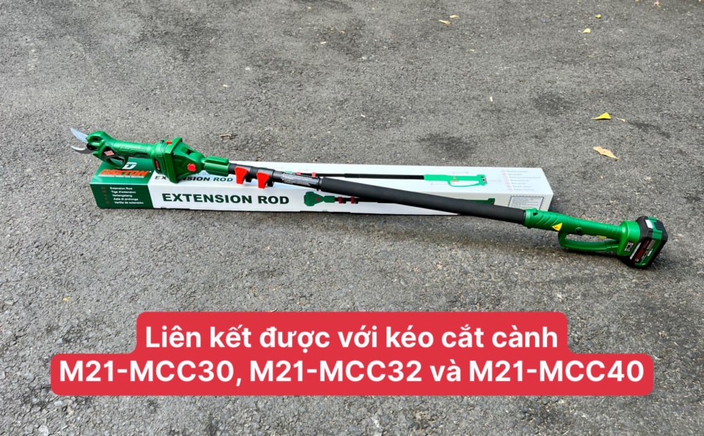 Cần Nối Dài Chân Pin Phổ Thông M21-CN252 mẫu mới 2024 / Cho Kéo Cắt Cành. M21-MCC30 / M21-MCC32 / MCC40
