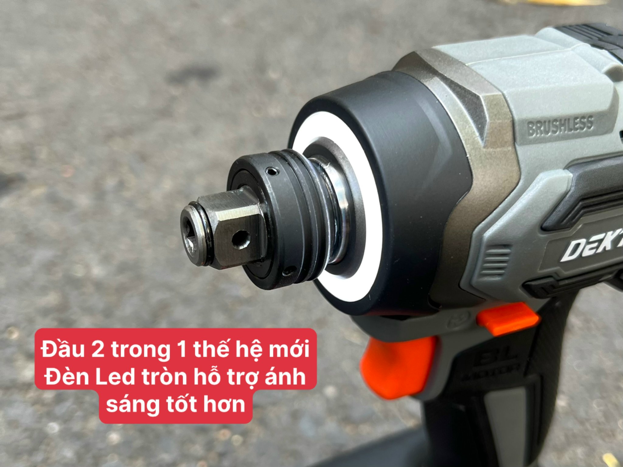 Máy Siết Bu Lông, Vít 2 Trong 1 Dùng Pin 21V Dekton M21-CV250Plus