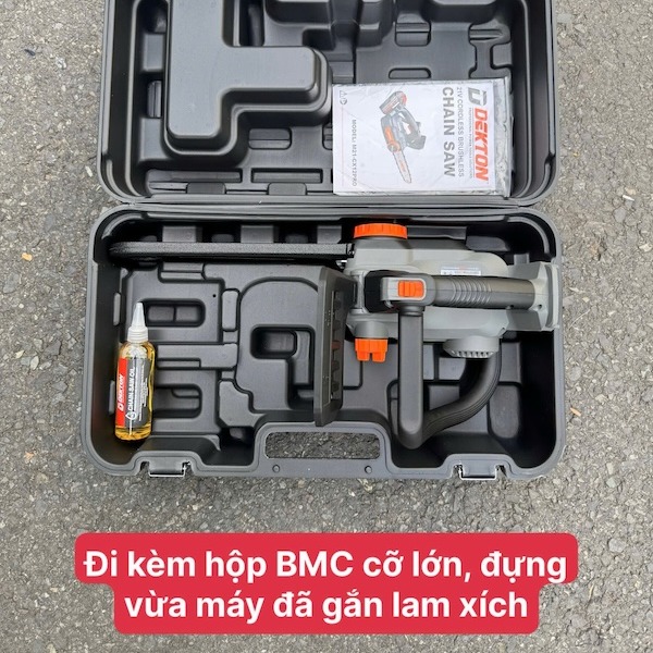 MÁY CƯA XÍCH 12 INCH DEKTON M21-CX12PRO MÀU XÁM GALAXY - MOTOR KHÔNG CHỔI THAN