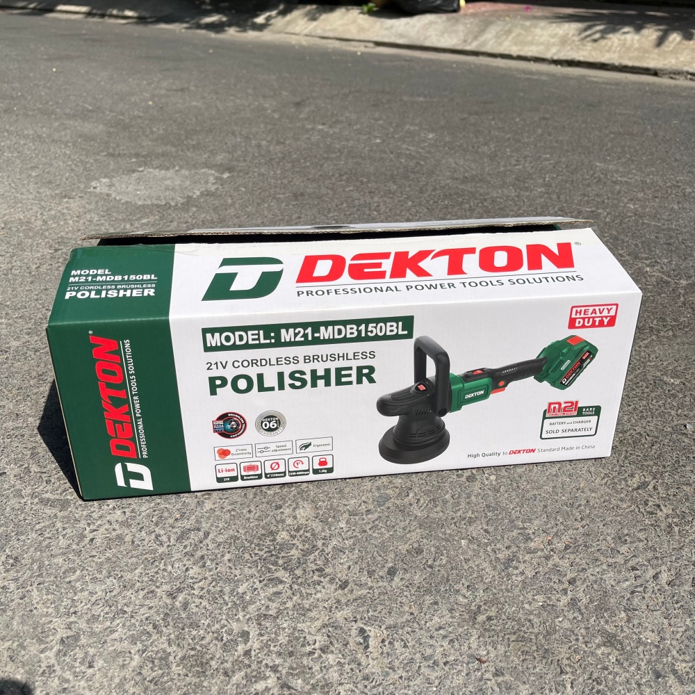 Máy Đánh Bóng lệch tâm dùng pin Dekton M21-MDB150BL