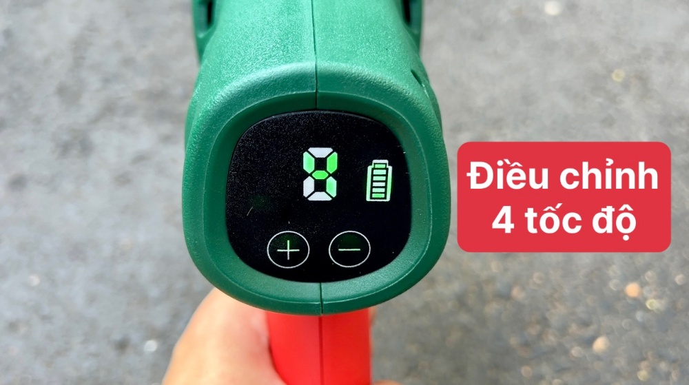 Máy xịt rửa xe (máy phun bắn tia nước áp lực cao), hiệu DEKTON, dùng pin, dạng cầm tay (ko kèm pin) M21-SRX1406PROMAX