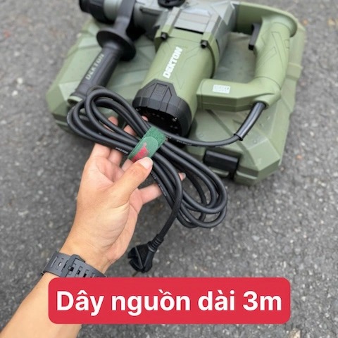 Máy khoan đục bê tông 2 chức năng 1050W Dekton DK-RH3002XPRO màu Oliu