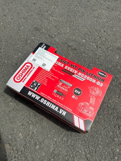 Máy Siết Vít Pin Lithium Oshima SV21V-NG260N-D3