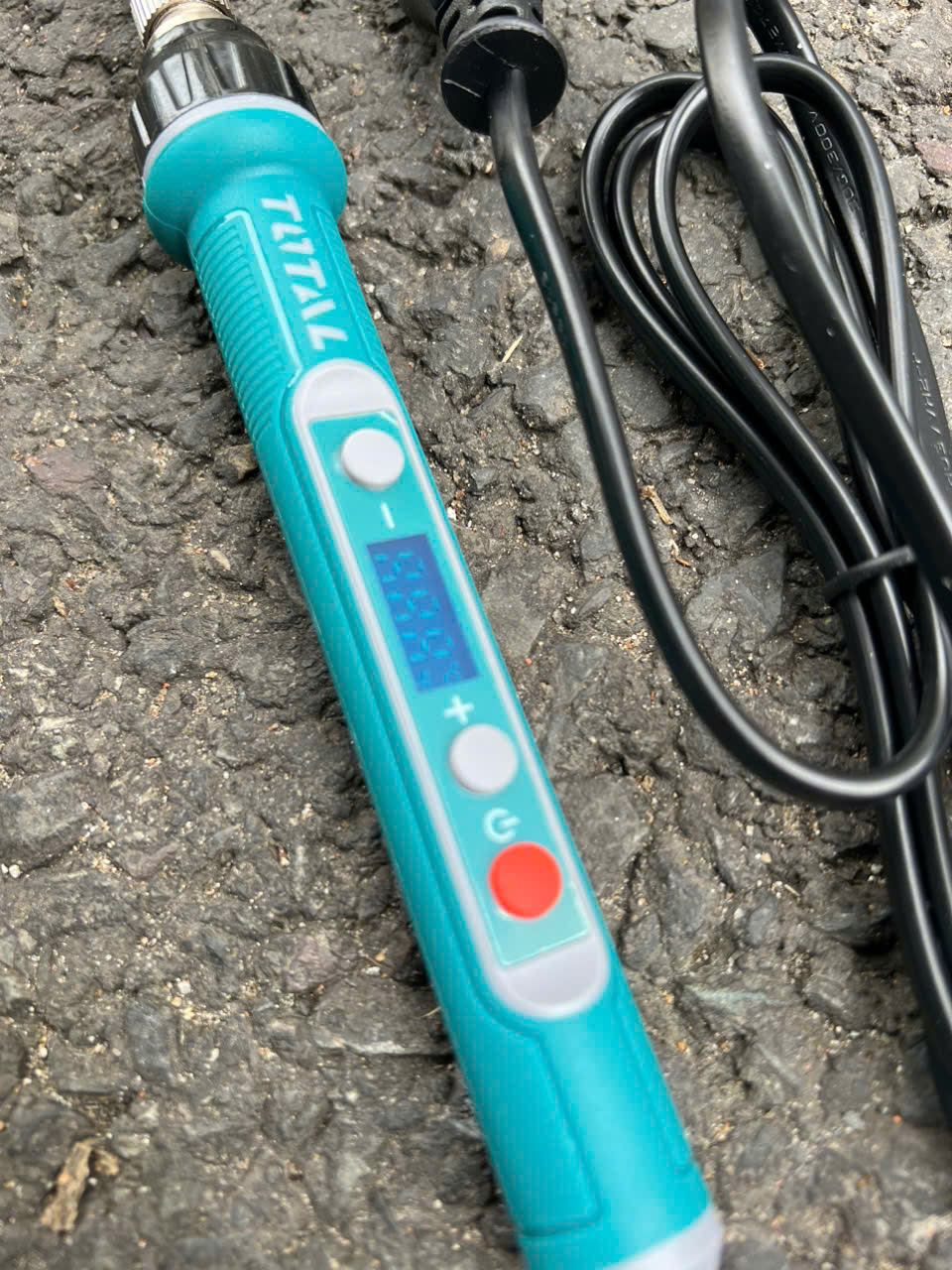 Mỏ Hàn Chì 120W SUPER TOTAL Điều Chỉnh Nhiệt Độ Kỹ Thuật Số TET01610
