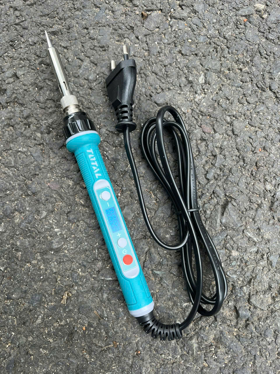 Mỏ Hàn Chì 120W SUPER TOTAL Điều Chỉnh Nhiệt Độ Kỹ Thuật Số TET01610