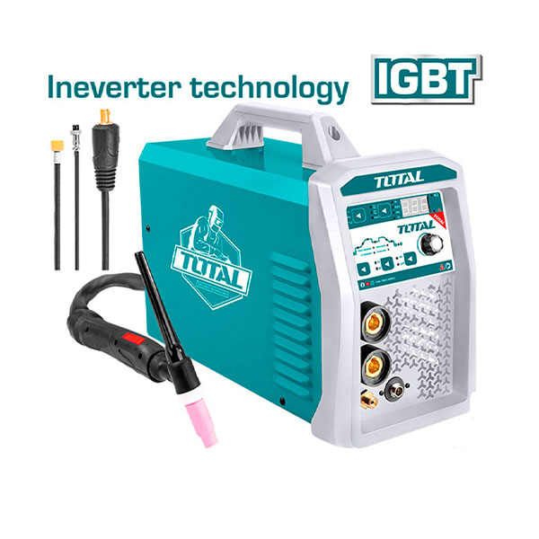 Máy hàn TIG/MMA AC DC Inverter 200A/68V TOTAL TIGACDC2001