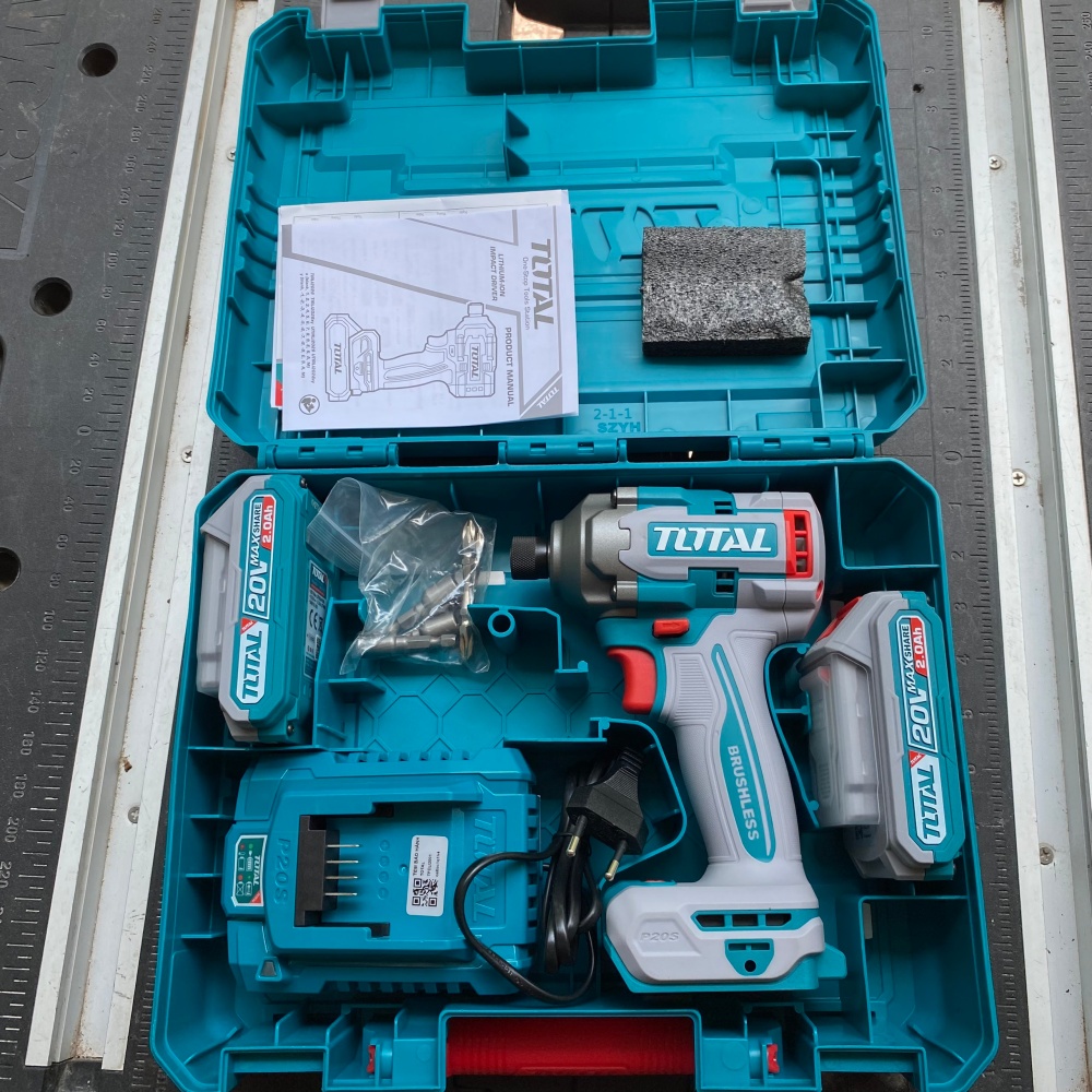 Combo Máy Siết Vít 285N Dùng Pin 20V Total TIRLI2028