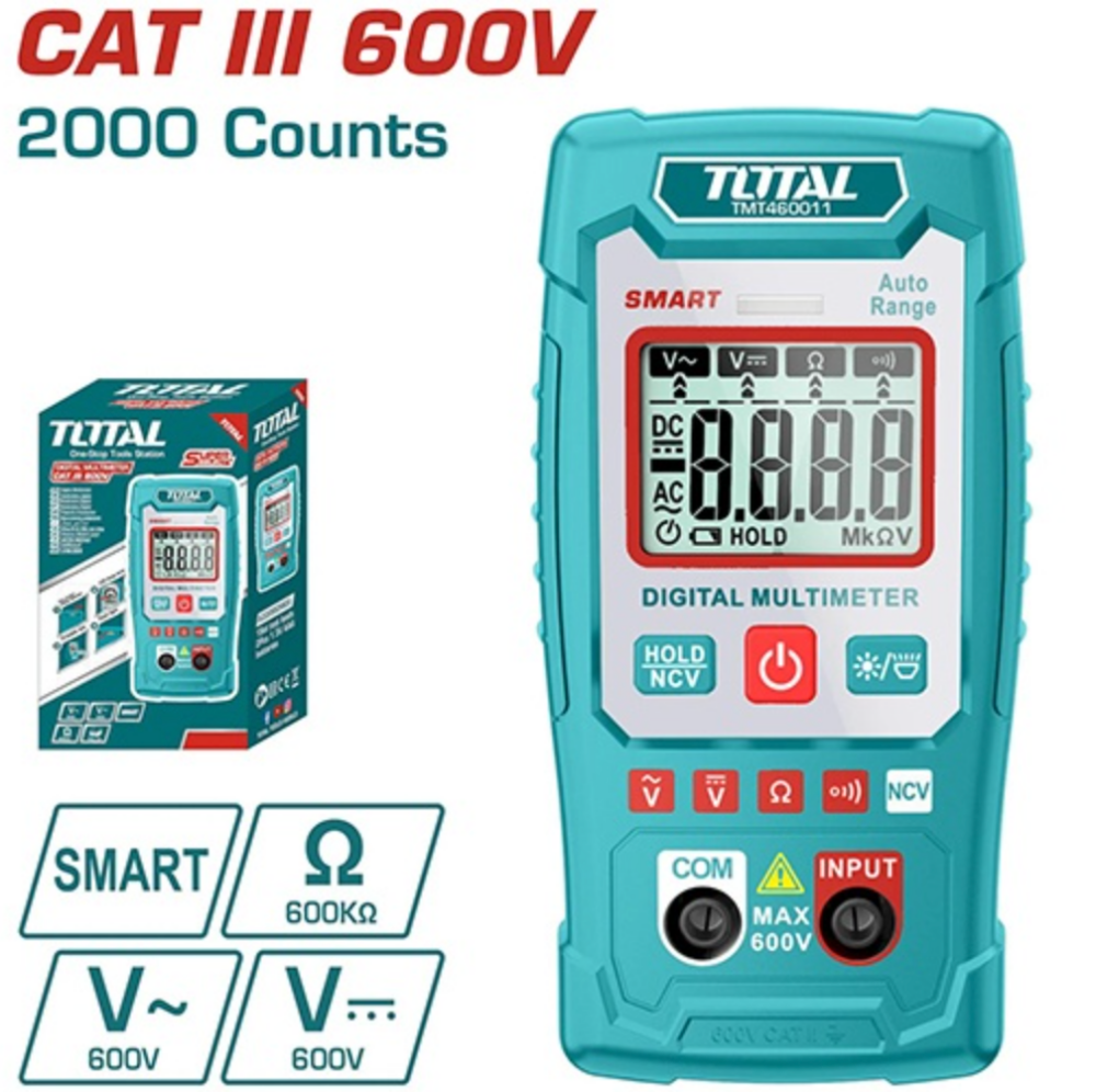 Đồng hồ đo điện vạn năng TOTAL TMT460011