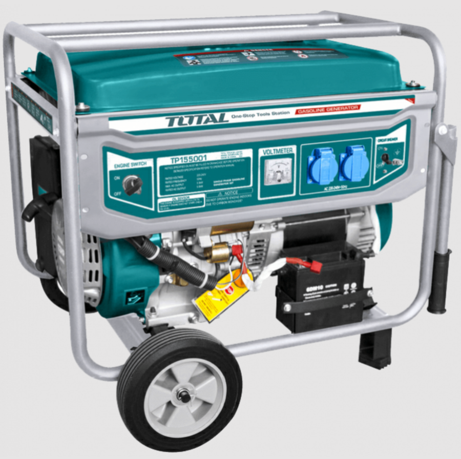 Máy phát điện động cơ xăng 5.5KVA Total TP155001