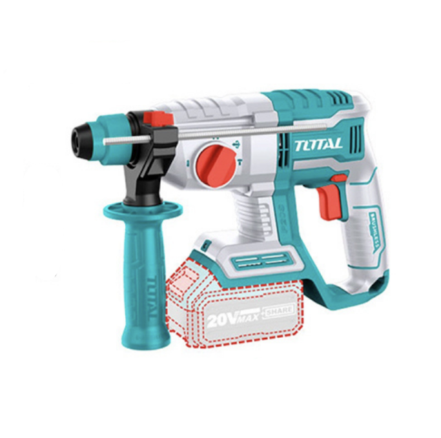 Bộ combo máy xay sinh tố KMJB022R dùng pin, máy khoan  động lực TRHLI202287 pin 20V và bộ 8 mũi khoan bê tông TACSD19101 TOTAL TOSLI23061