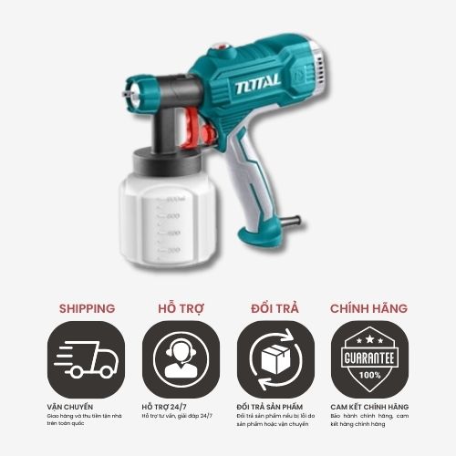 Máy phun sơn dùng điện 450W TOTAL TT3506