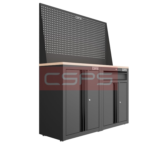 Tủ dụng cụ CSPS 122cm màu đen/đỏ