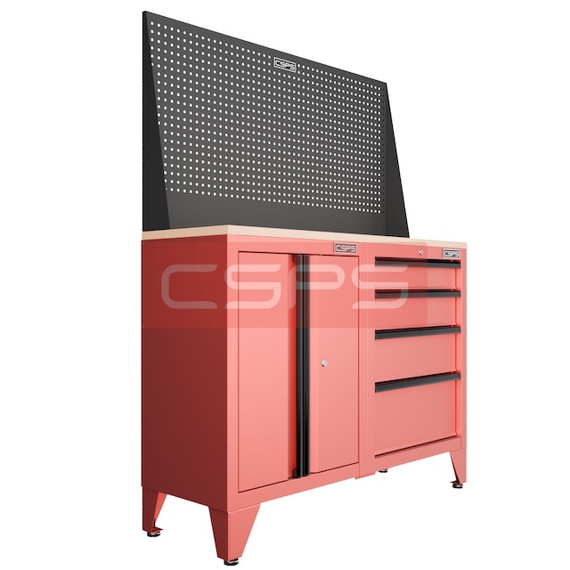 Tủ dụng cụ CSPS 122cm màu đen/đỏ