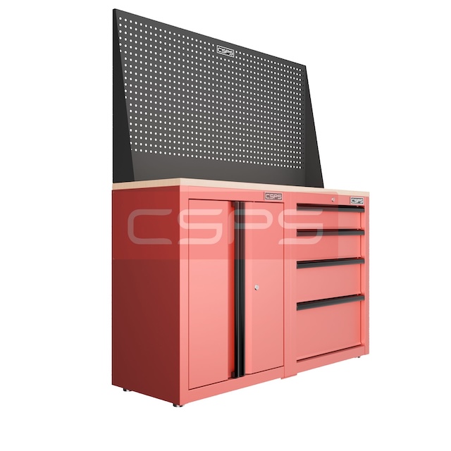 Tủ dụng cụ CSPS 122cm màu đen/đỏ