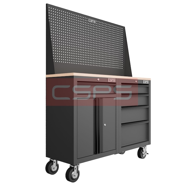 Tủ dụng cụ CSPS 122cm màu đen/đỏ