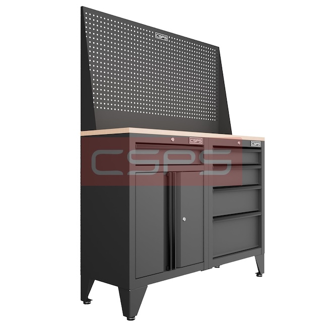 Tủ dụng cụ CSPS 122cm màu đen/đỏ