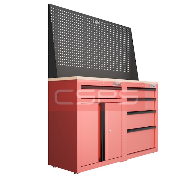 Tủ dụng cụ CSPS 122cm màu đen/đỏ