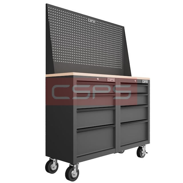 Tủ dụng cụ CSPS 122cm màu đen/đỏ