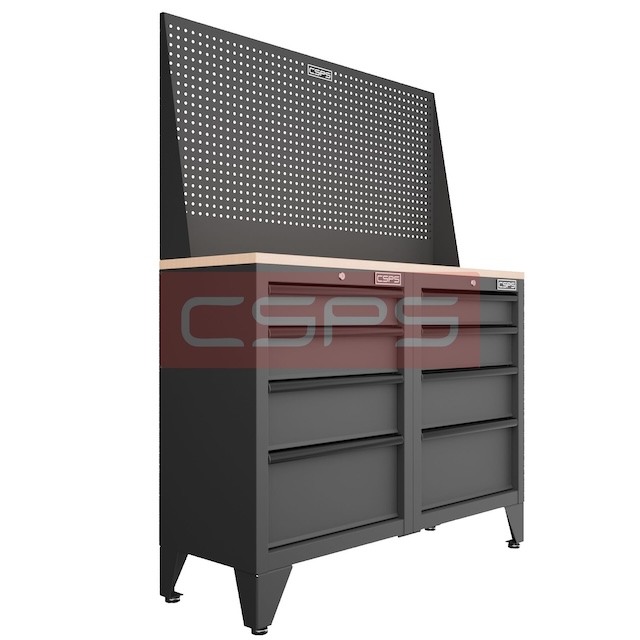 Tủ dụng cụ CSPS 122cm màu đen/đỏ