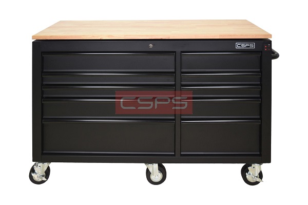 Tủ dụng cụ CSPS 142cm - 10 hộc kéo màu đỏ/đen