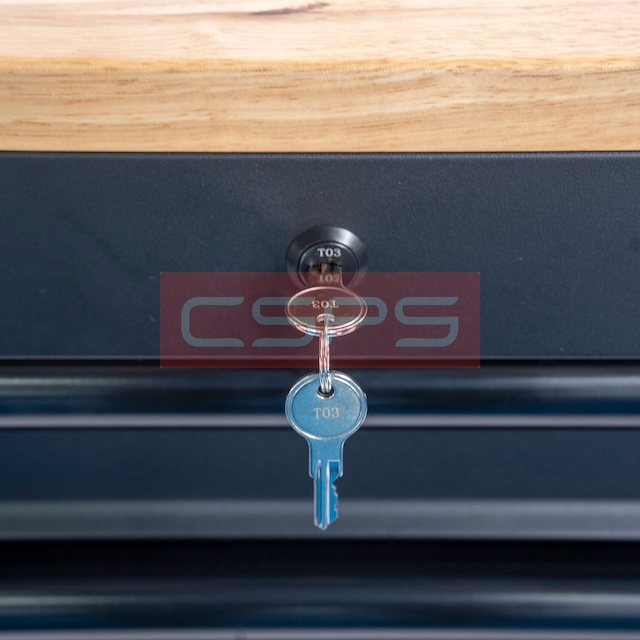 Tủ dụng cụ CSPS 76cm - 05 hộc kéo có vách lưới VNLC07605BB2M