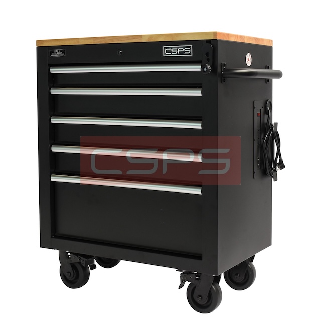 Tủ dụng cụ CSPS 76cm - 05 hộc kéo có vách lưới VNLC07605BB2M