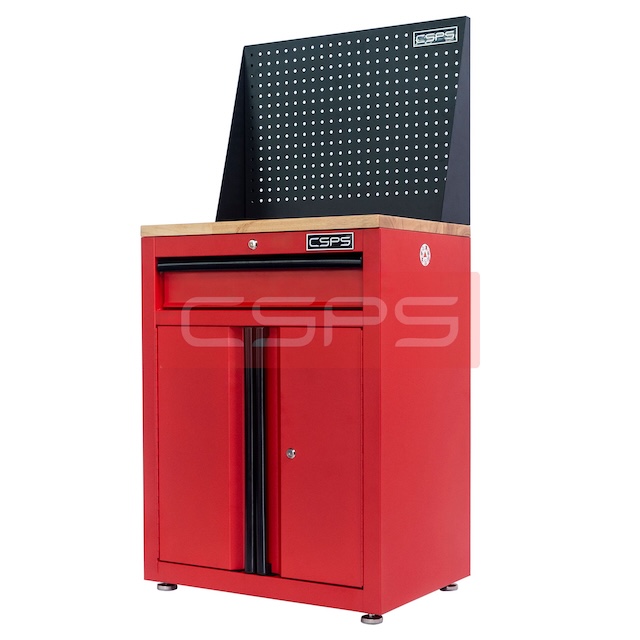 Tủ dụng cụ CSPS 61cm - 01 hộc kéo màu đen/đỏ CSPS