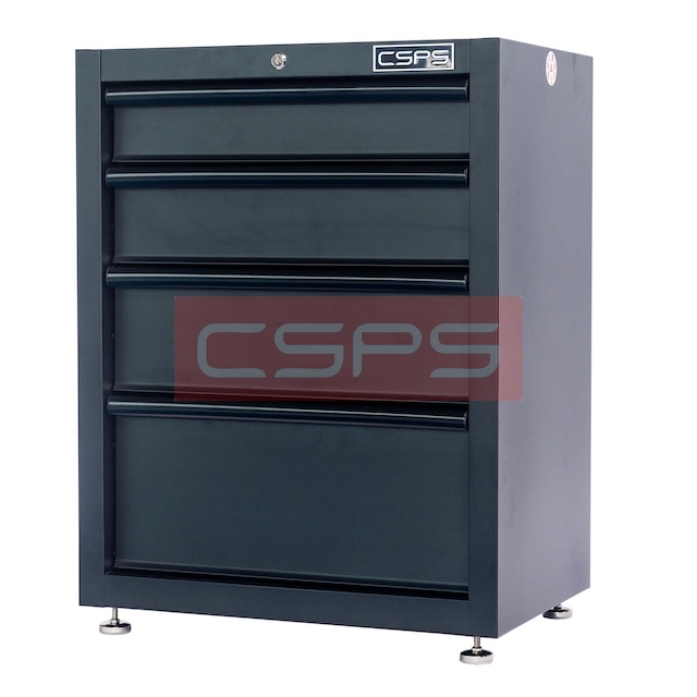 Tủ dụng cụ CSPS 61cm - 04 hộc kéo màu đen/đỏ